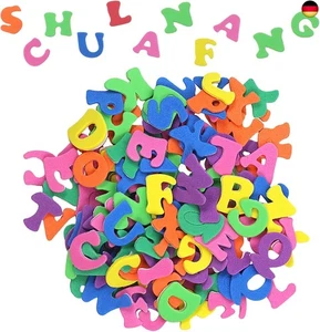 390 Stück Moosgummi Buchstaben, Schaumstoff Buchstaben Aufkleber Bunt, Alphabet - Bild 1 von 7