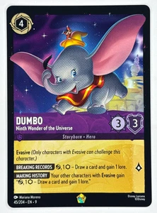 Lorcana Dumbo Ninth Wonder of the Universe Fabled 45/204 Legendary Non Foil - Picture 1 of 1