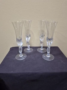 Vintage Igor Carl Faberge - Küssende Tauben Cordial Gläser - 4er Set Frankreich - Bild 1 von 10