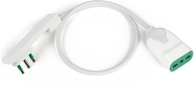 92010 Prolunga Lineare CLOCK 0,5 M. Spina Italiana SALVASPAZIO Ultrapiatta 2P+T  - Immagine 1 di 4