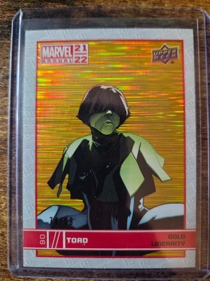2021-22 Marvel Annual Toad Gold Linearity 74/88 SP Parallel #90 - Image 1 of 2