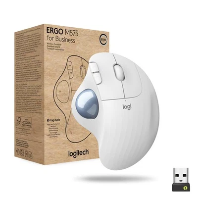 Logitech ERGO M575 Wireless Trackball Mouse for Business - Ergonomic Design, Sec - Image 1 of 4
