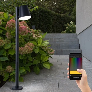 Außenlampe Leuchte Wegeleuchte Garten Balkon IP44 Timer Sprachsteuerung 1x LED - Bild 1 von 9