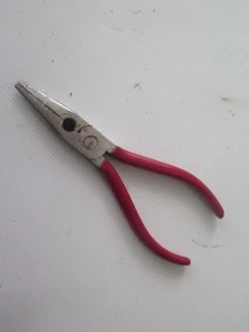 Spitzzange, Firma Wiha, Flaschrundzange 14 cm , gebraucht, Top !! - Bild 1 von 2