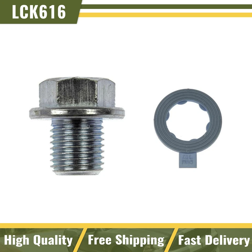 Plugue de drenagem de óleo Dorman 090-033.1 novo para picape Olds Truck J2000 Hyundai Sonata 3 - Imagem 1 de 3