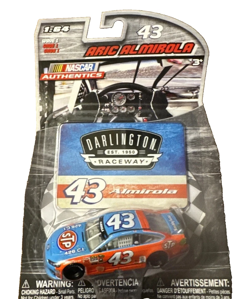 Authentics Aric Almirola #43 STP Darlington 1/64th PACKAGE WEAR FREE SHIPPING! - Image 1 of 1