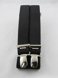 Hosenträger schwarz 120 cm und 130 cm x 25 mm eigene Herstellung - Bild 1 von 1