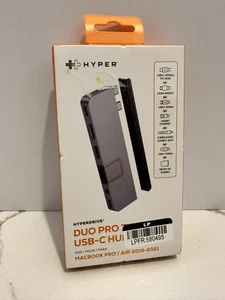 HYPER HyperDrive DUO 7-in-2 USB-C Hub for Apple MacBook Pro/Air - Space Gray - Picture 1 of 2