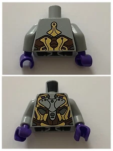 LEGO Torso Alien Dark Purple Hands 973pb1203c01 sh0030 Set 6865 6869 - Picture 1 of 1