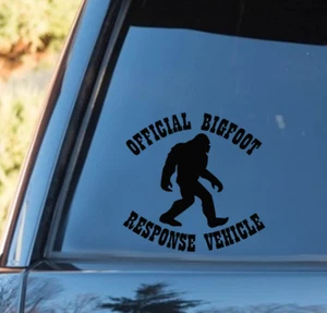 OFFICIAL BIGFOOT RESPONSE Vehicle Vinyl Decal/Sticker Bumper Sticker Car Window - Picture 1 of 5