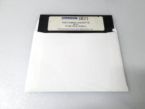 Disquete de 5,25" - COMMODORE 128 - 1517 - DISQUETE DE PRUEBA/DEMOSTRACIÓN CON CARCASA DOS C128 - Imagen 1 de 2