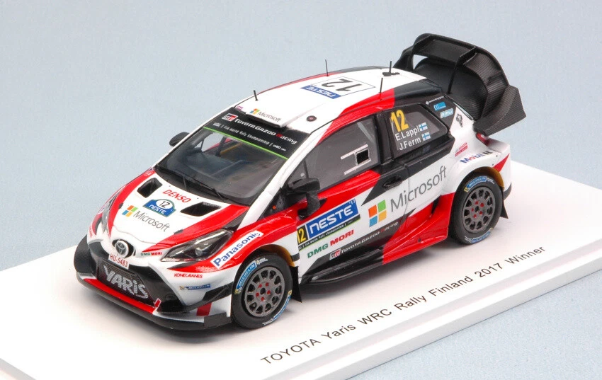 Modellino auto rally scala 1:43 Spark Model  TOYOTA YARIS WRC N.12 WINNER FIN... - Immagine 1 di 1