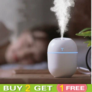 Electric Air Diffuser Humidifier Aroma Oil Led Night Light Up Home Relax Defuser - Picture 1 of 19