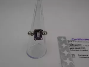 Anello C9 Gemporia in argento sterling 3,20 ct Anahi ametrina e certificato di autenticità - misura N/O - Foto 1 di 7