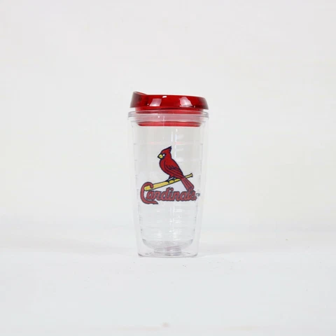 St.Louis Cardinals MLB Licensed 16oz Double Wall Insulated Tumbler Cup w/Lid Cover