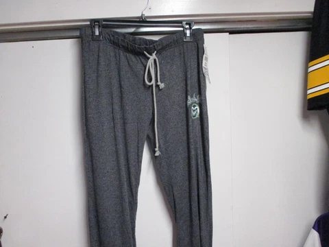 COLORADO STATE RAMS (CONCEPT SPORTS) WOMENS LOUNGING PANTS (SMALL) NWT $30 GRAY Cover