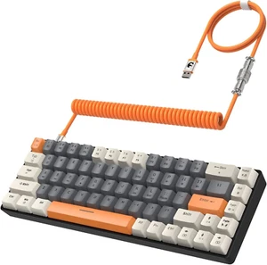 YINDIAO ZIYOULANG T8 60% Gaming Keyboard,68 Keys Compact Mini Wired Mechanical - Afbeelding 1 van 8
