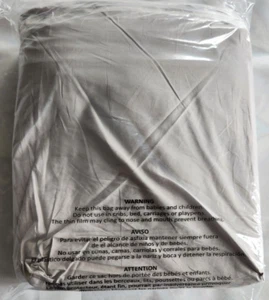 Quince ultima marca set copripiumone 100% cotone, grigio chiaro, doppio - Foto 1 di 3