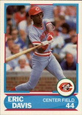 1988 Score Young Superstars II Cincinnati Reds Baseball Card #10 Eric Davis