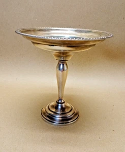 Piatto composto vintage PREISNER in argento sterling pesato 6" (218 g) modello 300 - Foto 1 di 8