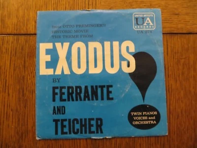 Ferrante & Teicher – Exodus / Twilight - 1960 - United Artists UA 274 7" Single - Image 1 of 4