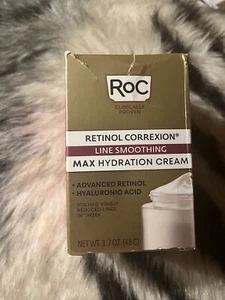 Roc Retinol Correxion Line Smoothing Max Hydration Cream 1.7fl - Picture 1 of 2
