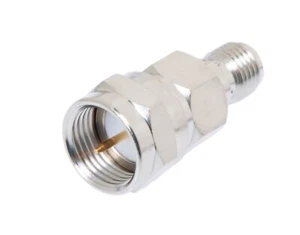 SMA Female Jack to F-Type Male Plug RF Antenna Coax Adapter Converter Connector - Picture 1 of 1