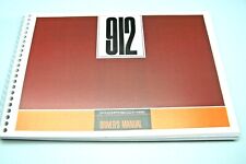 1968 Porsche 912 Owners Manual drivers handbook 1969 new factory reprint 1969