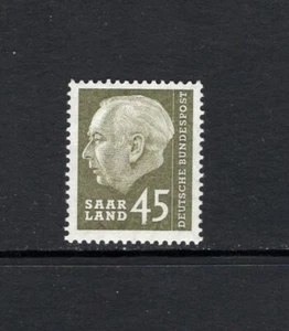 SAAR 1957 45 fr PRESIDENT THEODOR HEUSS SC 275 MNH - Imagen 1 de 1