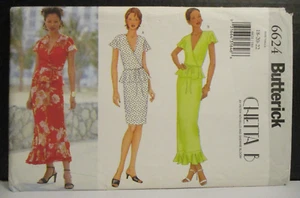 Butterick pattern 6624 Misses Wrap Top & Skirt Size 18-20-22 Uncut Not in FF - Picture 1 of 12