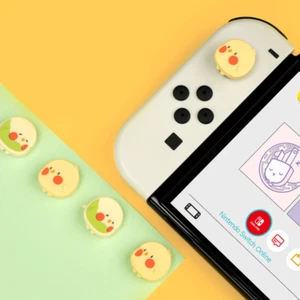 GeekShare Thumb Grip Caps for Nintendo Switch & Lite & Switch OLED Birds 4PCS - Picture 1 of 9