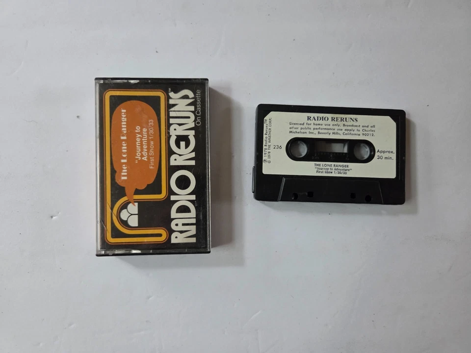 Radio Reruns - The Lone Ranger - Journey To Adventure - Cassette Tape - Image 1 of 1