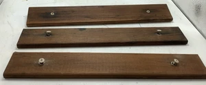 3x Vintage Redwood Ersatzlatten Rasen Terrasse Liegestuhl NUR HOLZLATTEN - Bild 1 von 11