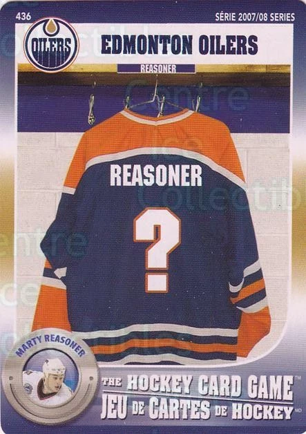 2007-08 Edmonton Oilers Hockey Card Game #436 Marty Reasoner - Image 1 of 1