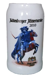 Bierkrug Maßkrug KALTENBERGER RITTERTURNIER 2010, König Ludwig Dunkel - Bild 1 von 2