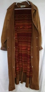 Abrigo de Granero LL BEAN XLP Marrón Largo Azteca Forrado Lona De Colección De Gran Tamaño - Imagen 1 de 15