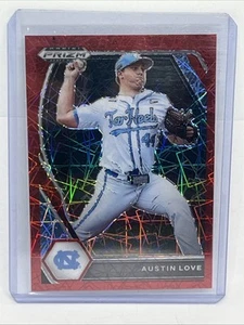 2021 Prizms Red Velocity RC Austin Love Prizm Rookie Draft FR1216 - Picture 1 of 2