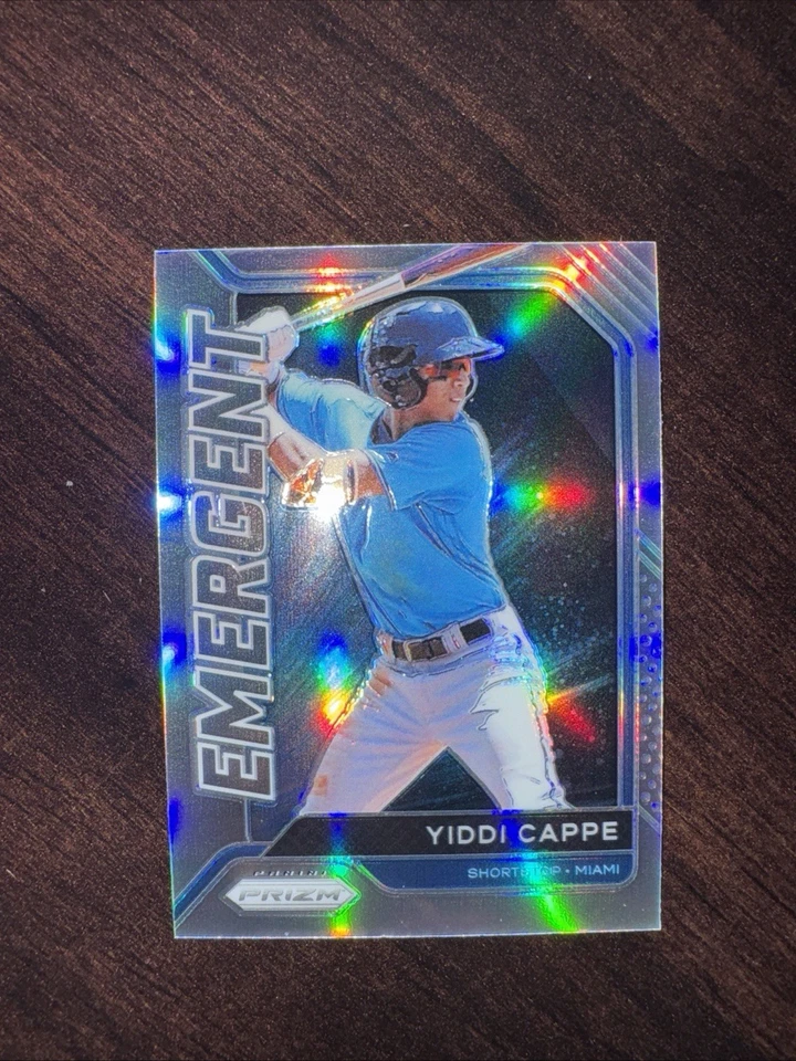 2021 Panini Prizm Baseball YIDDI CAPPE #EM7  Miami Marlins EMERGENT - Image 1 of 1