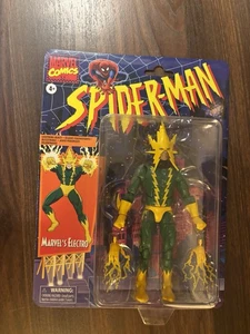 Marvel Legends Electro Spiderman Retro Action Figure - Picture 1 of 1