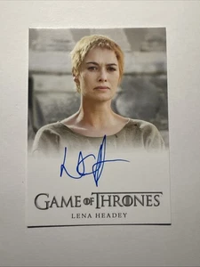 2024 Game Of Thrones Legends Of The Realm Full Bleed Lena Headey Cersei Auto - Picture 1 of 6