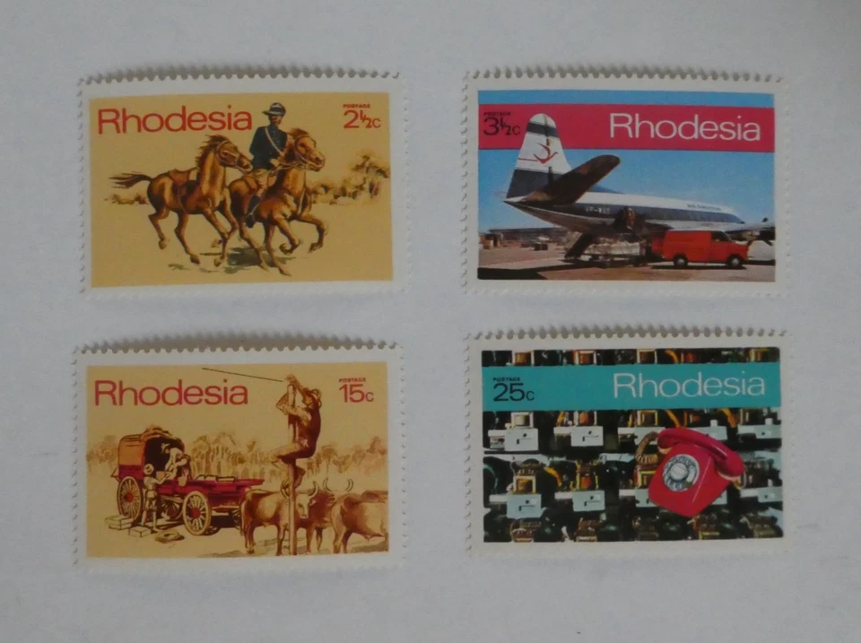 RHODESIA. POSTES et TELECOMUNICATIONS  196/199 4v neufs** - Image 1 of 1