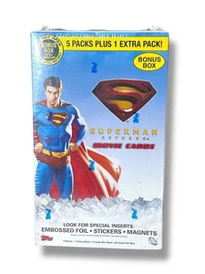 Topps Superman Returns 2006 scatola sigillata in fabbrica carte film - Foto 1 di 1