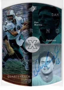 HOF Dan Marino 1998 SPx #25 Football on card Autograph COA - Bild 1 von 2