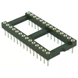 Turned Pin DIL IC Socket 15.24mm 28 Pin (Pack of 2) - Picture 1 of 1