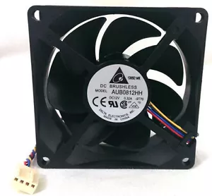 VENTILADOR PWM DELTA AUB0812HH-PWM 80mm x 25mm 3250 RPM, 4 PINES PWM - Imagen 1 de 1