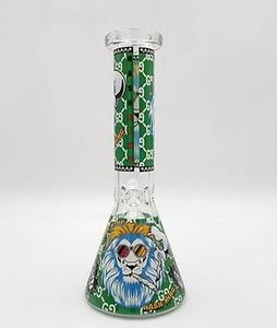 TUBO DE AGUA 10" ESTILO VASO BRILLA EN LA OSCURIDAD (Verde) - Imagen 1 de 16