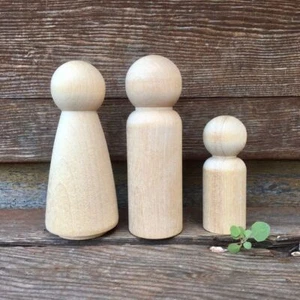 Timber Peg Dolls - Picture 1 of 4