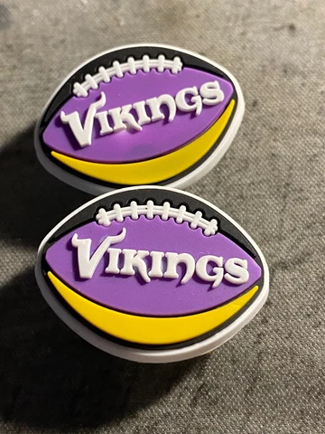 Minnesota Vikings shoe charm 10 pieces, 5 pair Cover