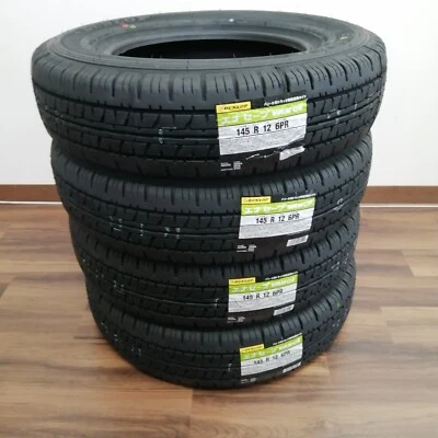 DUNLOP VAN01 145R12 6PR Set of 4 summer tire Kei truck Acti Carry Hijet Sambar - Image 1 of 4