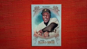 2021 Topps Allen & Ginter Hot Box Silver Foil #2 Willie McCovey - Picture 1 of 2